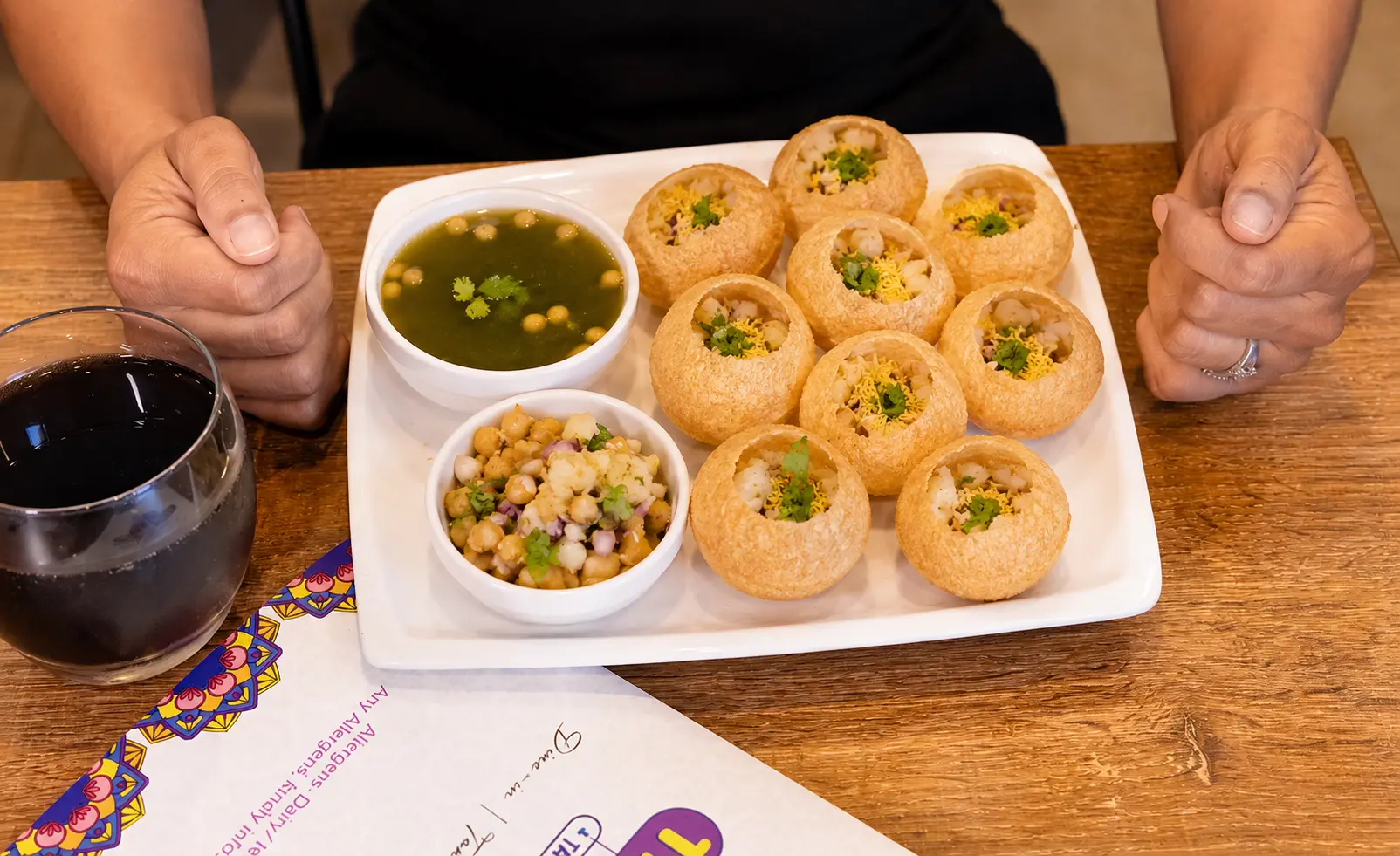 Authentic Indian food bursting with flavor