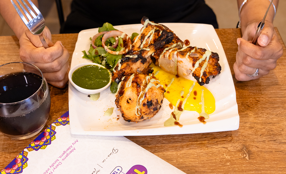 straight from tandoor